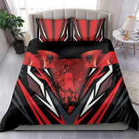 Dita e Flamurit Albania Bedding Set Independence Monument Black Double-headed Eagle