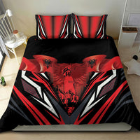 Dita e Flamurit Albania Bedding Set Independence Monument Black Double-headed Eagle