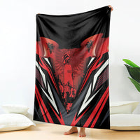 Dita e Flamurit Albania Blanket Independence Monument Black Double-headed Eagle