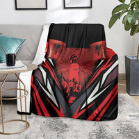 Dita e Flamurit Albania Blanket Independence Monument Black Double-headed Eagle