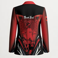 Dita e Flamurit Albania Personalised Blazer Independence Monument Black Double-headed Eagle