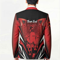Dita e Flamurit Albania Personalised Blazer Independence Monument Black Double-headed Eagle