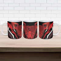 Dita e Flamurit Albania Ceramic Mug Independence Monument Black Double-headed Eagle