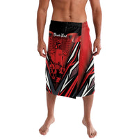 Dita e Flamurit Albania Personalised Lavalava Independence Monument Black Double-headed Eagle