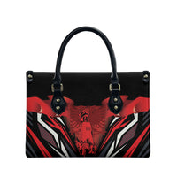 Dita e Flamurit Albania Leather Bag Independence Monument Black Double-headed Eagle