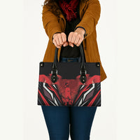 Dita e Flamurit Albania Leather Bag Independence Monument Black Double-headed Eagle