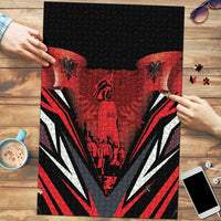 Dita e Flamurit Albania Puzzle Independence Monument Black Double-headed Eagle