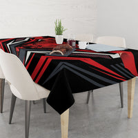 Dita e Flamurit Albania Tablecloth Independence Monument Black Double-headed Eagle