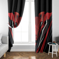 Dita e Flamurit Albania Window Curtain Independence Monument Black Double-headed Eagle