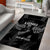 New Zealand Silver Fern Rugby Area Rug Aotearoa Godfather Proud Gone But Never Forgotten - Wonder Print Shop