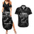 New Zealand Silver Fern Rugby Couples Matching Summer Maxi Dress and Hawaiian Shirt Aotearoa Godfather Proud Gone But Never Forgotten - Wonder Print Shop