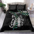 Personalised New Zealand Silver Fern Rugby Bedding Set Paua Shell With Champions Trophy History NZ Forever - Wonder Print Shop