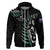 Personalised New Zealand Silver Fern Rugby Hoodie Paua Shell With Champions Trophy History NZ Forever - Wonder Print Shop