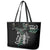 Personalised New Zealand Silver Fern Rugby Leather Tote Bag Paua Shell With Champions Trophy History NZ Forever - Wonder Print Shop