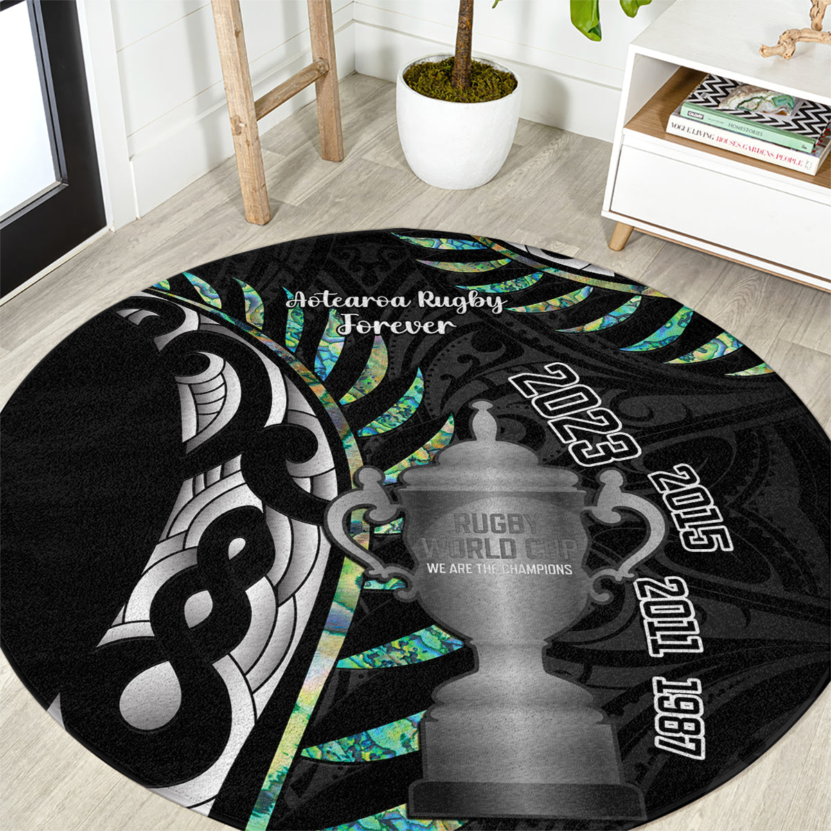 personalised-new-zealand-silver-fern-rugby-round-carpet-paua-shell-with-champions-trophy-history-nz-forever