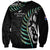 Personalised New Zealand Silver Fern Rugby Sweatshirt Paua Shell With Champions Trophy History NZ Forever - Wonder Print Shop