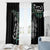 Personalised New Zealand Silver Fern Rugby Window Curtain Paua Shell With Champions Trophy History NZ Forever - Wonder Print Shop