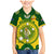 Australia Cricket Family Matching Mermaid Dress and Hawaiian Shirt 2023 World Cup 6th Champions Trophy National Color - Wonder Print Shop