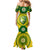 Australia Cricket Mermaid Dress 2023 World Cup 6th Champions Trophy National Color - Wonder Print Shop