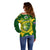 Australia Cricket Off Shoulder Sweater 2023 World Cup 6th Champions Trophy National Color - Wonder Print Shop