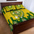 Australia Cricket Quilt Bed Set 2023 World Cup 6th Champions Trophy National Color - Wonder Print Shop