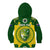 Personalised Australia Cricket Kid Hoodie 2023 World Cup 6th Champions Trophy National Color - Wonder Print Shop