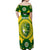 Personalised Australia Cricket Off Shoulder Maxi Dress 2023 World Cup 6th Champions Trophy National Color - Wonder Print Shop