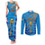 Custom India Cricket Couples Matching Tank Maxi Dress and Long Sleeve Button Shirt 2023 World Cup 3rd Champions Proud - Wonder Print Shop