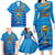 Custom India Cricket Family Matching Long Sleeve Bodycon Dress and Hawaiian Shirt 2023 World Cup 3rd Champions Proud - Wonder Print Shop