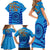 Custom India Cricket Family Matching Short Sleeve Bodycon Dress and Hawaiian Shirt 2023 World Cup 3rd Champions Proud - Wonder Print Shop