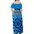 Custom India Cricket Off Shoulder Maxi Dress 2023 World Cup 3rd Champions Proud - Wonder Print Shop