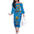 Custom India Cricket Off The Shoulder Long Sleeve Dress 2023 World Cup 3rd Champions Proud - Wonder Print Shop