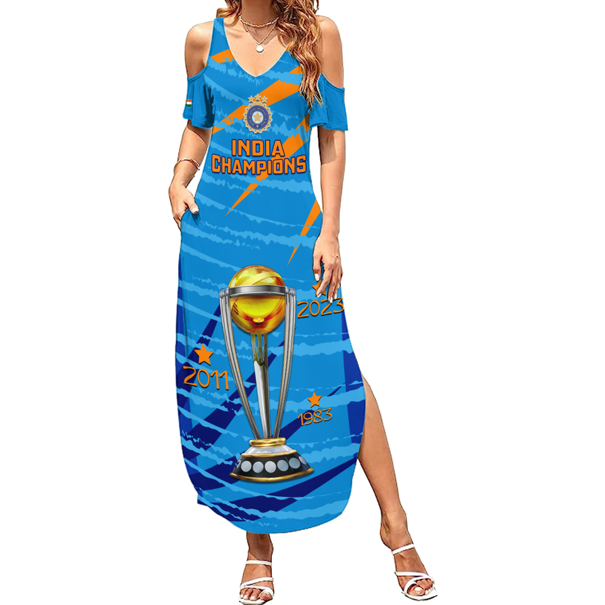 custom-india-cricket-summer-maxi-dress-2023-world-cup-3rd-champions-proud