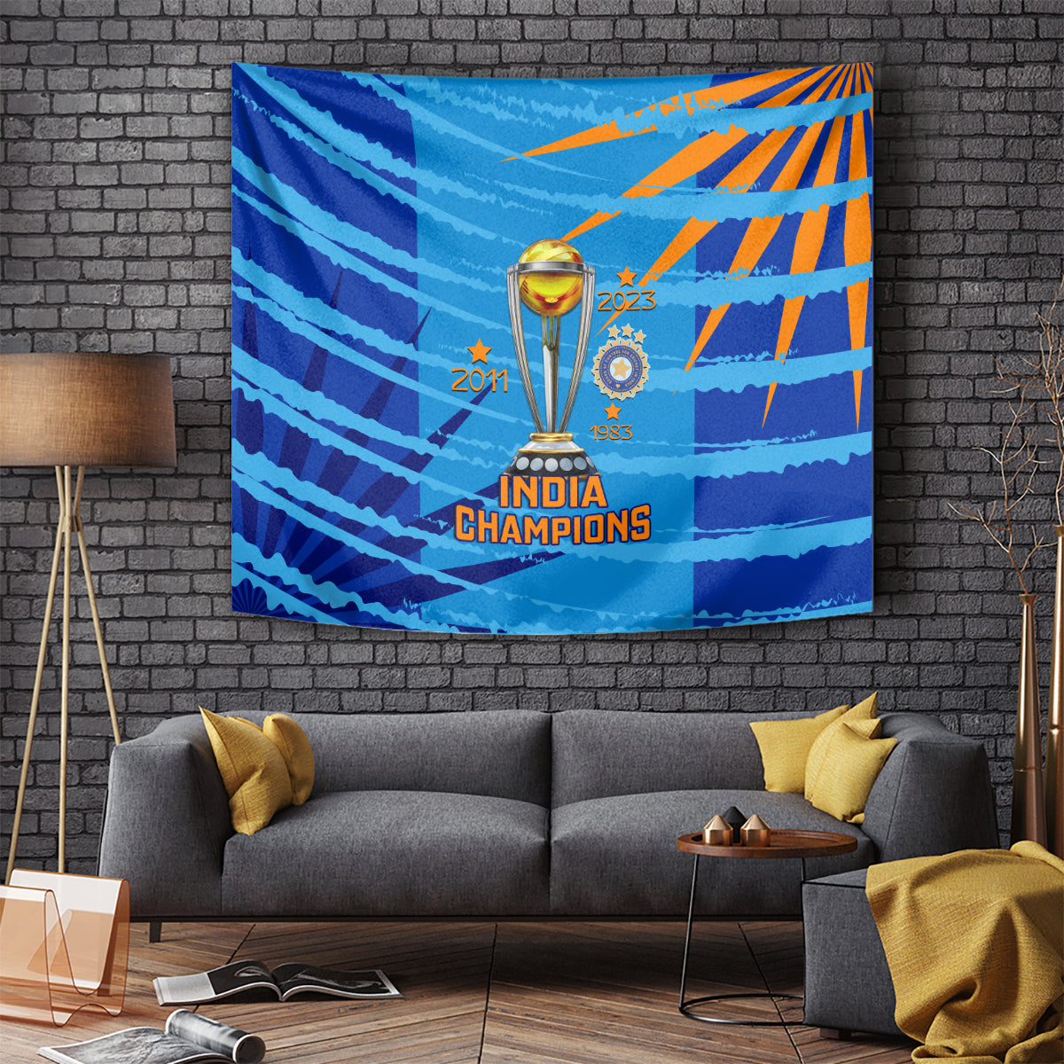 custom-india-cricket-tapestry-2023-world-cup-3rd-champions-proud