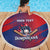 Custom Baseball Dominicana Beach Blanket Go Champions Grunge Style - Wonder Print Shop