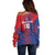 Custom Baseball Dominicana Off Shoulder Sweater Go Champions Grunge Style - Wonder Print Shop