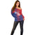 Custom Baseball Dominicana Off Shoulder Sweater Go Champions Grunge Style - Wonder Print Shop