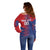 Custom Baseball Dominicana Off Shoulder Sweater Go Champions Grunge Style - Wonder Print Shop