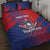 Custom Baseball Dominicana Quilt Bed Set Go Champions Grunge Style - Wonder Print Shop