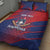 Custom Baseball Dominicana Quilt Bed Set Go Champions Grunge Style - Wonder Print Shop