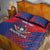 Custom Baseball Dominicana Quilt Bed Set Go Champions Grunge Style - Wonder Print Shop