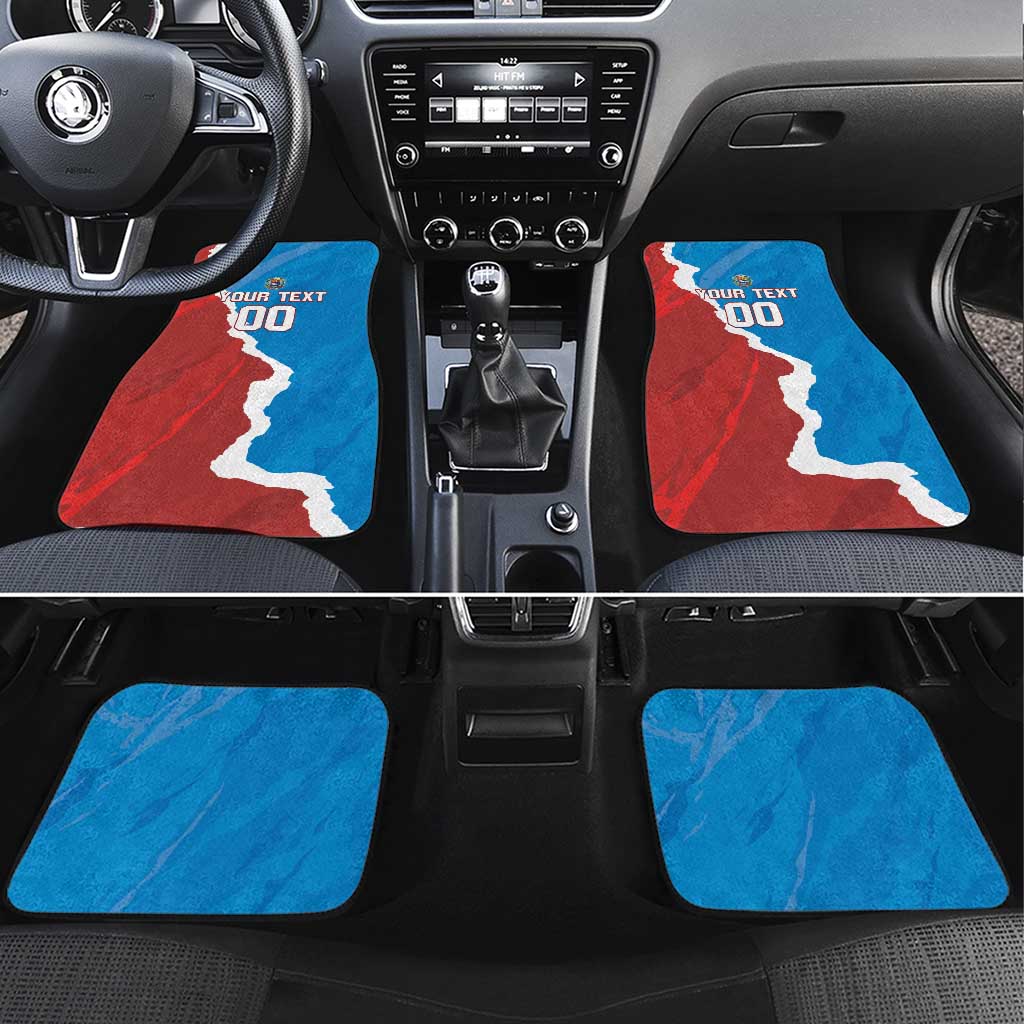 Custom Baseball Venezuela Car Mats Go Champions Grunge Style - Wonder Print Shop