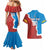 Custom Baseball Venezuela Couples Matching Mermaid Dress and Hawaiian Shirt Go Champions Grunge Style - Wonder Print Shop