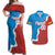 Custom Baseball Venezuela Couples Matching Off Shoulder Maxi Dress and Hawaiian Shirt Go Champions Grunge Style - Wonder Print Shop