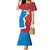 Custom Baseball Venezuela Family Matching Mermaid Dress and Hawaiian Shirt Go Champions Grunge Style - Wonder Print Shop