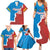 Custom Baseball Venezuela Family Matching Summer Maxi Dress and Hawaiian Shirt Go Champions Grunge Style - Wonder Print Shop