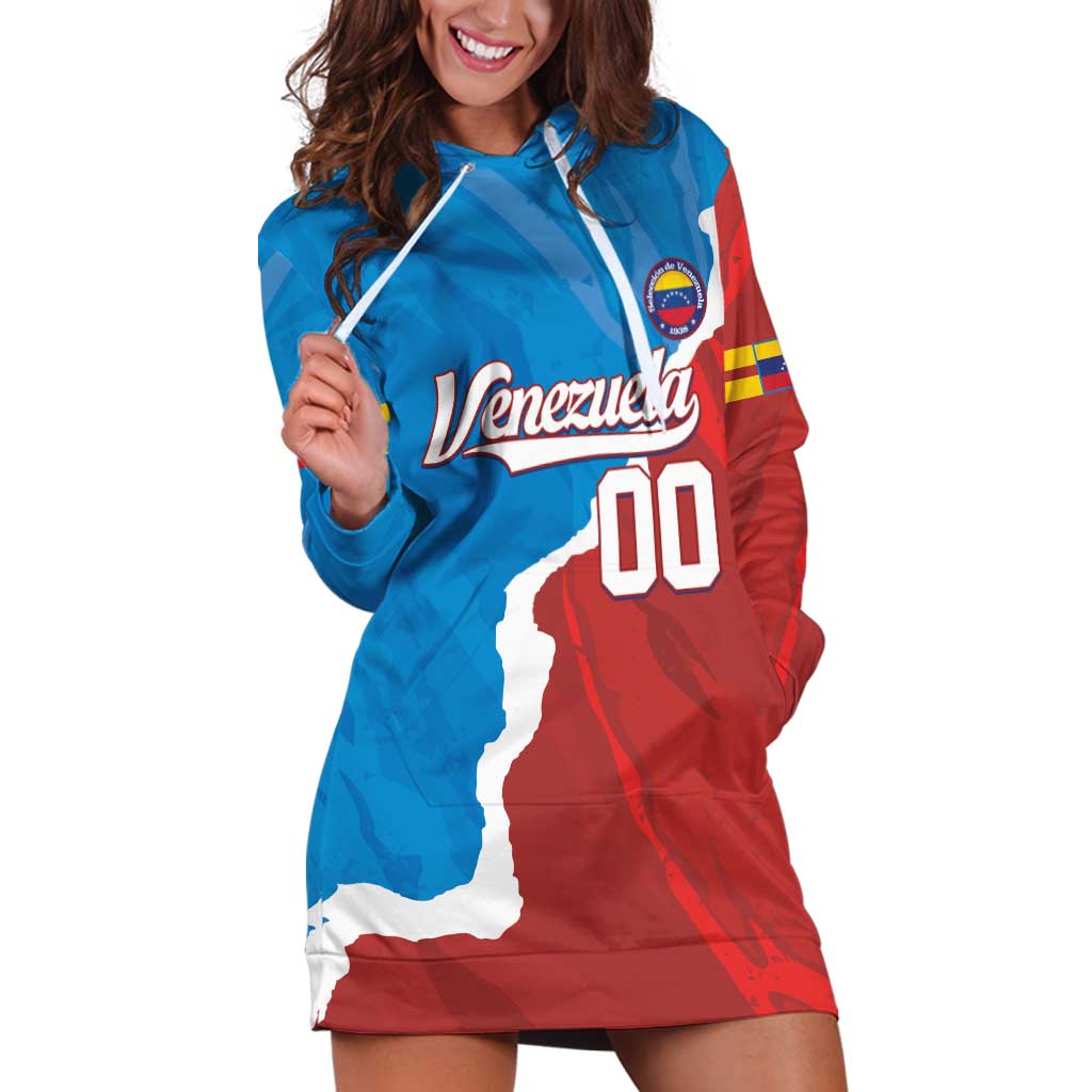 Custom Baseball Venezuela Hoodie Dress Go Champions Grunge Style - Wonder Print Shop