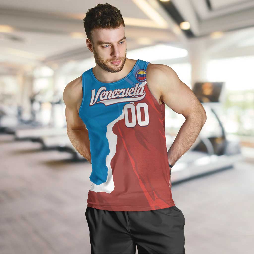 Custom Baseball Venezuela Men Tank Top Go Champions Grunge Style - Wonder Print Shop