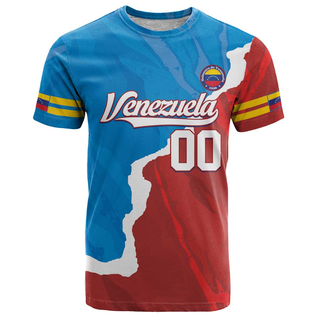 Custom Baseball Venezuela T Shirt Go Champions Grunge Style - Wonder Print Shop