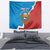 Custom Baseball Venezuela Tapestry Go Champions Grunge Style